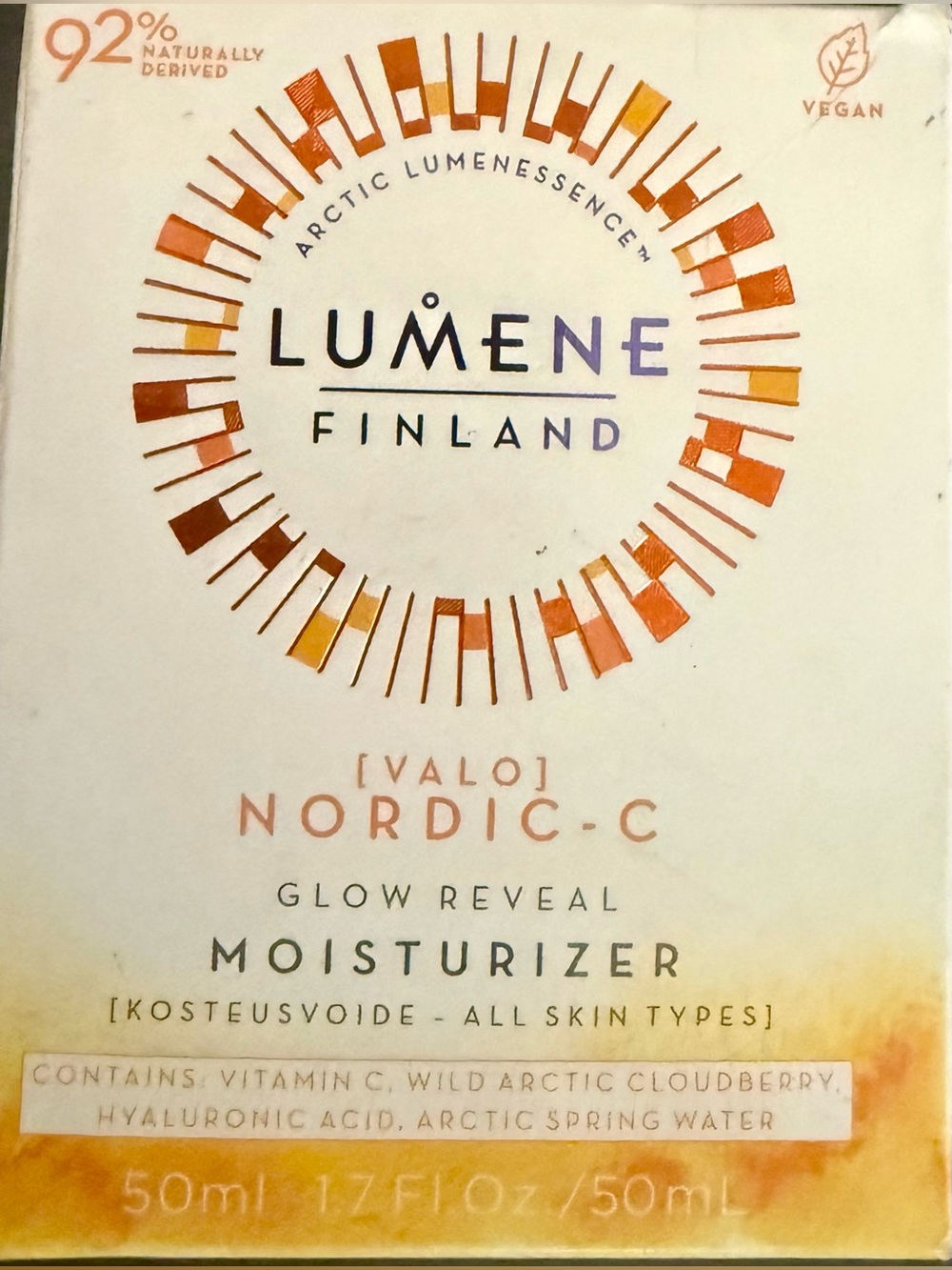 Lumene Nordic-C Glow Moisturizer —  Hydrating Cream